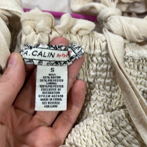 A. Calin Smocked Dress - Picture 6 of 7